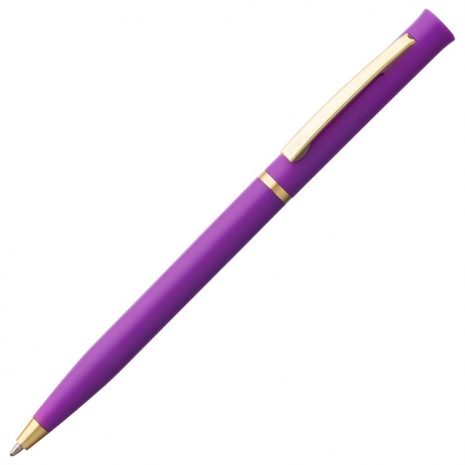 Ручка шариковая Euro Gold,фиолетовая0