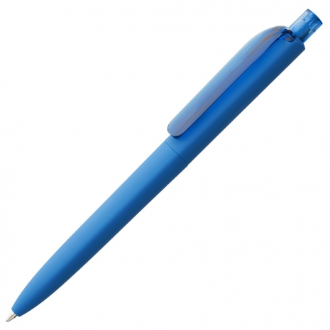 Ручка шариковая Prodir DS8 PRR-T Soft Touch, голубая0