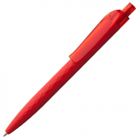 Ручка шариковая Prodir QS01 PRT-T Soft Touch, красная0