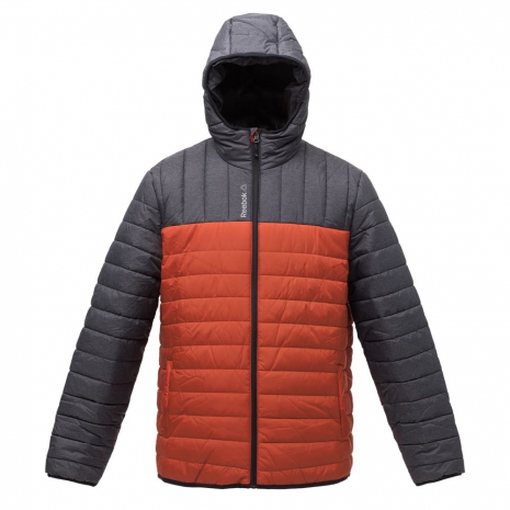 Куртка мужская Outdoor, серая с оранжевым0
