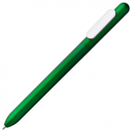 Ручка шариковая Slider Silver, зеленая0