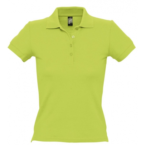 Рубашка поло женская PEOPLE 210, зеленое яблоко0