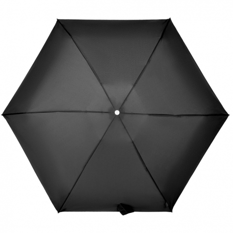 Складной зонт Alu Drop S, 4 сложения, автомат, черный0