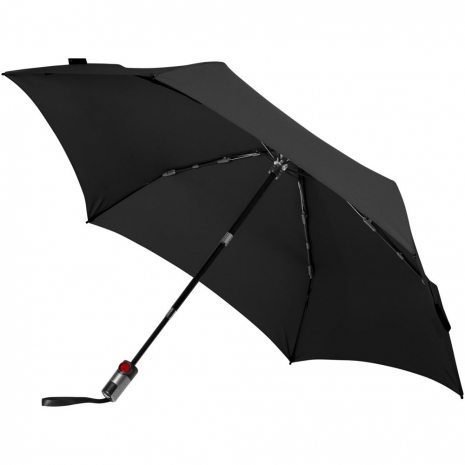 Зонт складной TS220 с безопасным механизмом, черный0