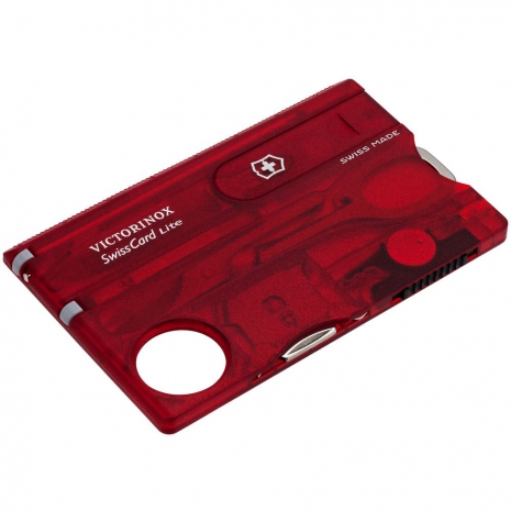 Набор инструментов SwissCard Lite, красный0