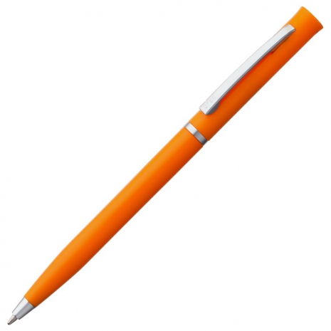 Ручка шариковая Euro Chrome, оранжевая0