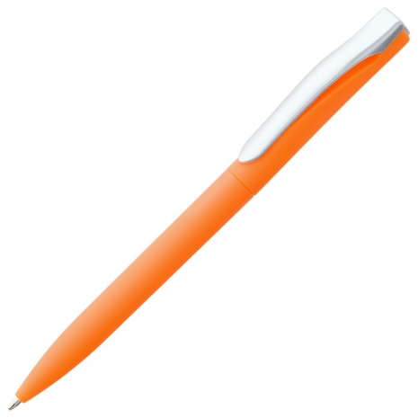 Ручка шариковая Pin Soft Touch, оранжевая0