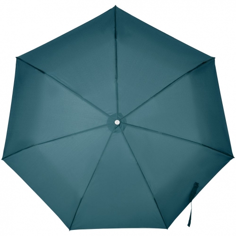 Складной зонт Alu Drop S, 3 сложения, 7 спиц, автомат, синий (индиго)0