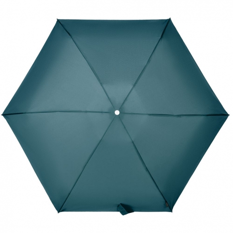 Складной зонт Alu Drop S, 4 сложения, автомат, синий (индиго)0
