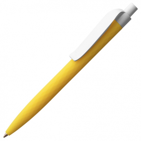 Ручка шариковая Prodir QS01 PMP-P, желтая с белым0