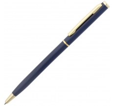 Ручка шариковая Hotel Gold, ver.2, матовая синяя