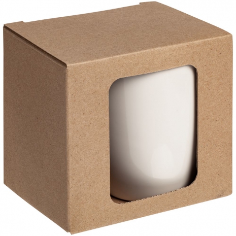 Коробка для кружки Window, крафт0