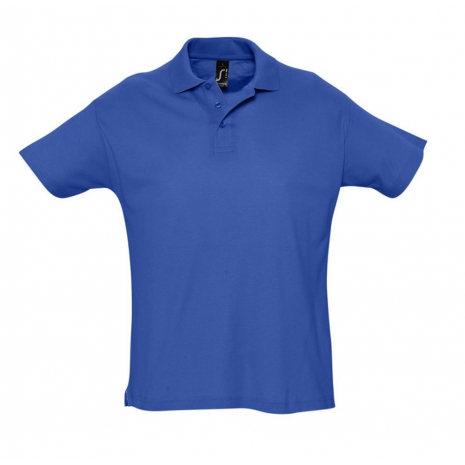 Рубашка поло мужская SUMMER 170, ярко-синяя (royal)0