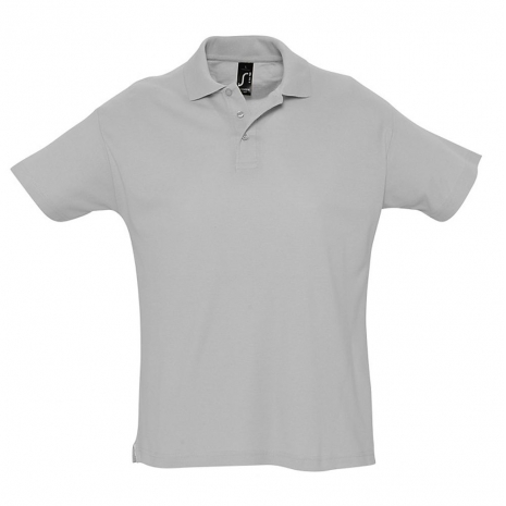 Рубашка поло мужская SUMMER 170, серый меланж0