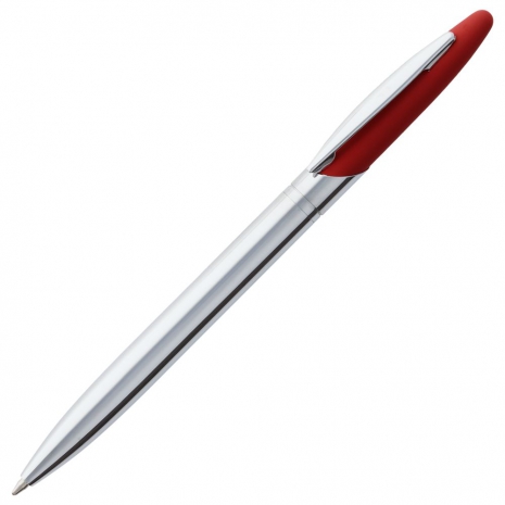 Ручка шариковая Dagger Soft Touch, красная0