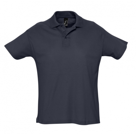 Рубашка поло мужская SUMMER 170, темно-синяя (navy)0