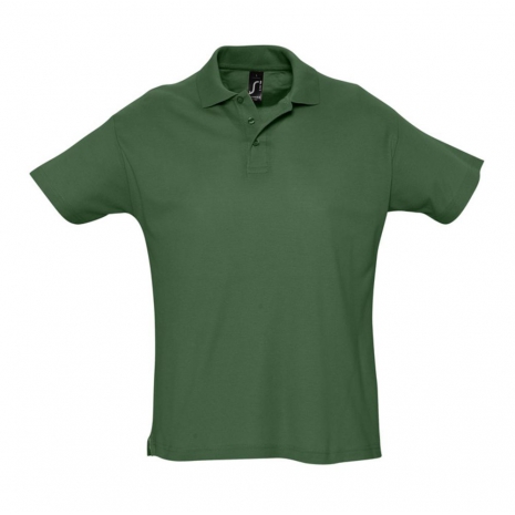 Рубашка поло мужская SUMMER 170, темно-зеленая0