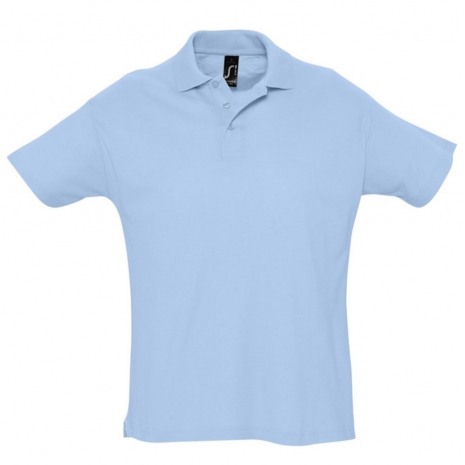 Рубашка поло мужская SUMMER 170, голубая0