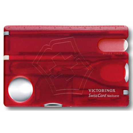 Набор инструментов SwissCard Nailcare, красный0