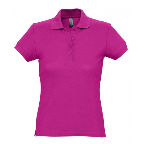 Рубашка поло женская PASSION 170, ярко-розовая (фуксия)0