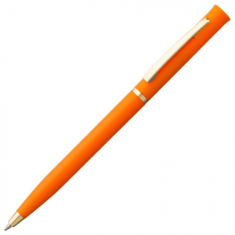 Ручка шариковая Euro Gold, оранжевая0