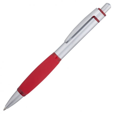 Ручка шариковая Boomer, с красными элементами0