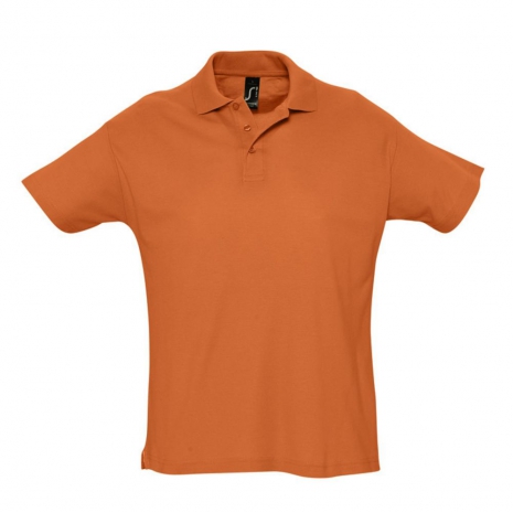Рубашка поло мужская SUMMER 170, оранжевая0