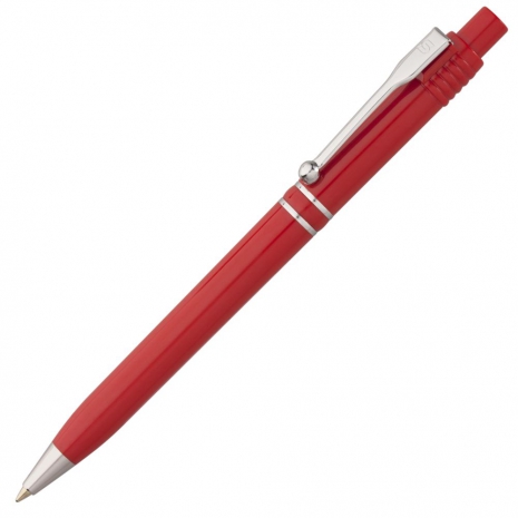 Ручка шариковая Raja Chrome, красная0