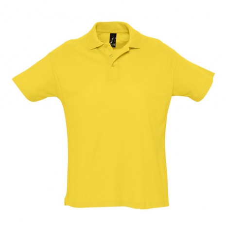 Рубашка поло мужская SUMMER 170, желтая0