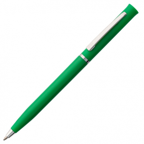 Ручка шариковая Euro Chrome, зеленая0