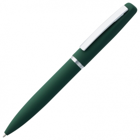Ручка шариковая Bolt Soft Touch, зеленая0