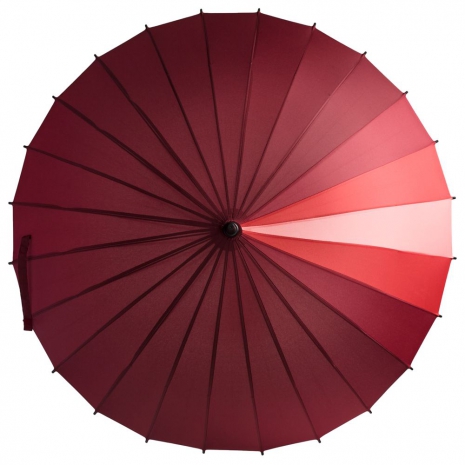 Зонт-трость «Спектр», красный0