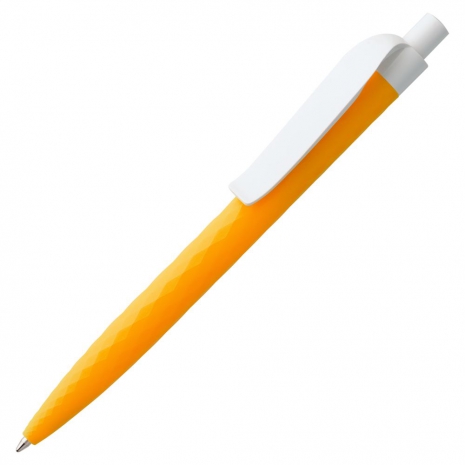 Ручка шариковая Prodir QS01 PMP-P, оранжевая с белым0