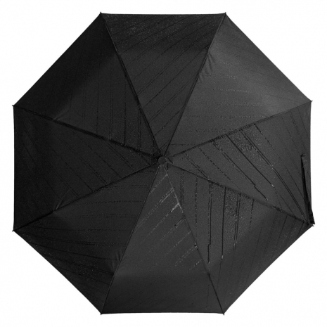 Складной зонт Magic с проявляющимся рисунком, черный0