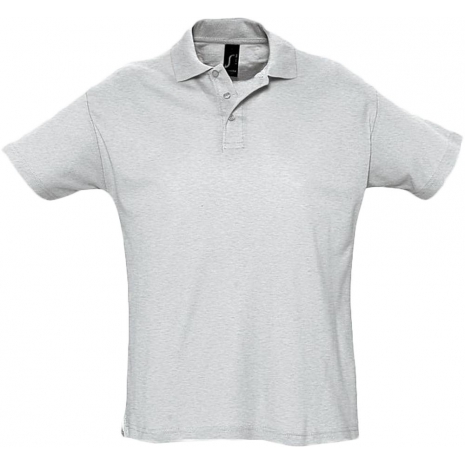 Рубашка поло мужская SUMMER 170, светло-серый меланж0