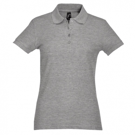 Рубашка поло женская PASSION 170, серый меланж0
