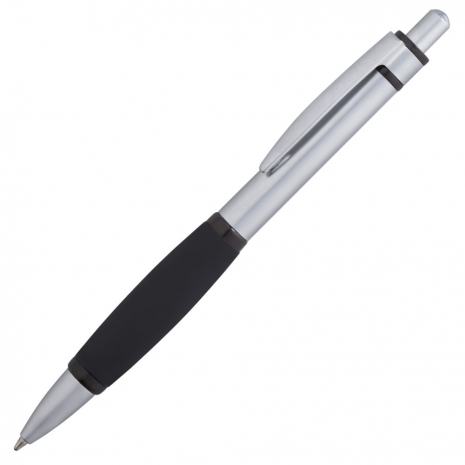 Ручка шариковая Boomer, с черными элементами0
