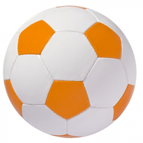 Мяч футбольный Street, бело-оранжевый0