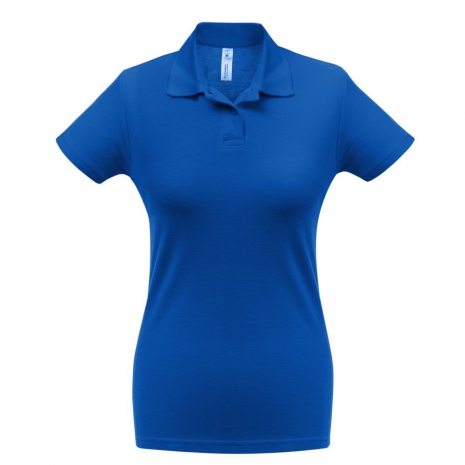 Рубашка поло женская ID.001 ярко-синяя0